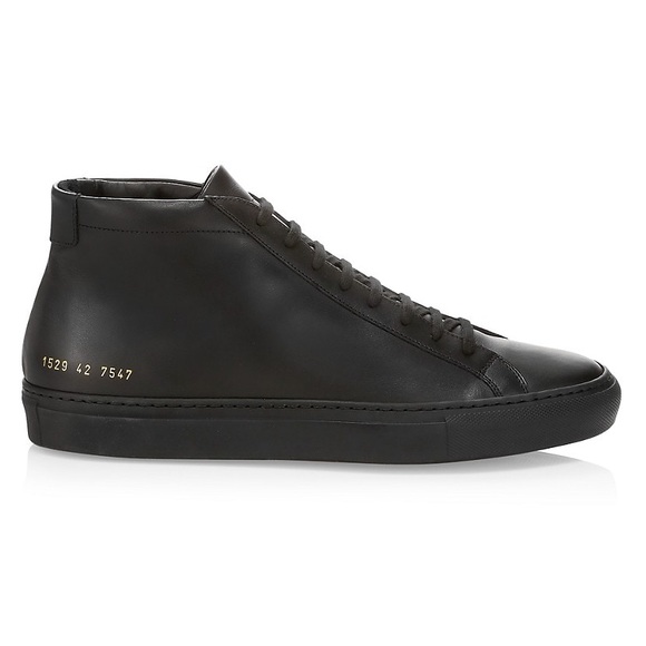 Common Projects Men's Original Achilles Mid-Top Sneakers - Picture 4 of 9